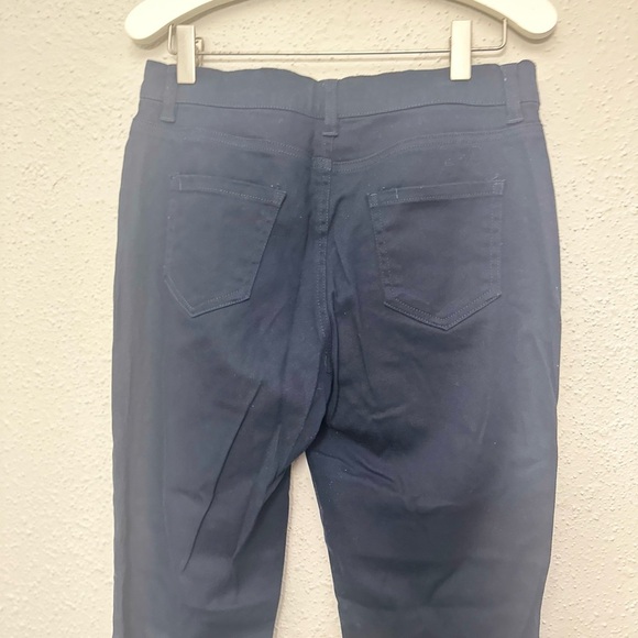 Blue Skinny Fit Pants with Tapered Leg - Picture 4 of 7